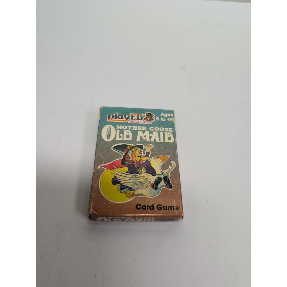 PlayED games Mother Goose Old Maid Card Game Fairytales Mother Goose 1984
